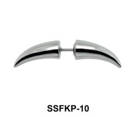 Mustache Shaped Big Stud SSFKP-10